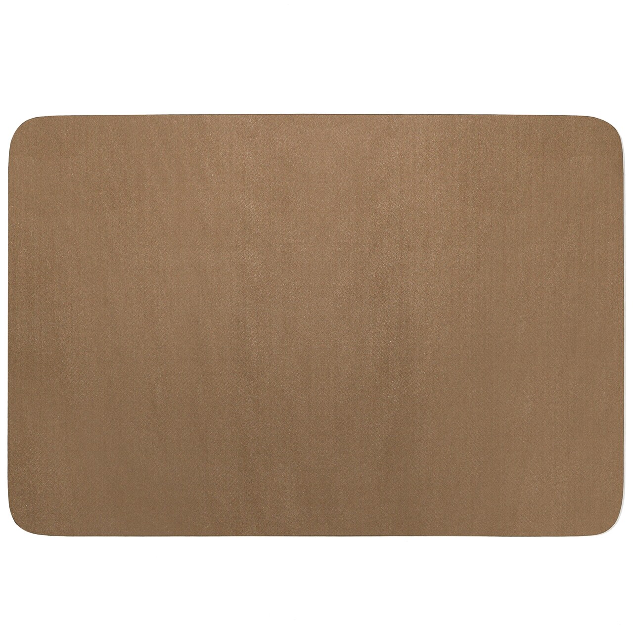 STRABELLA: Dish Drying Mat - 24x16", Brown - Super Water Absorbent, Quick Dry Foam, Multi-Purpose, Kitchen Countertops, Non-Slip, Machine Washable